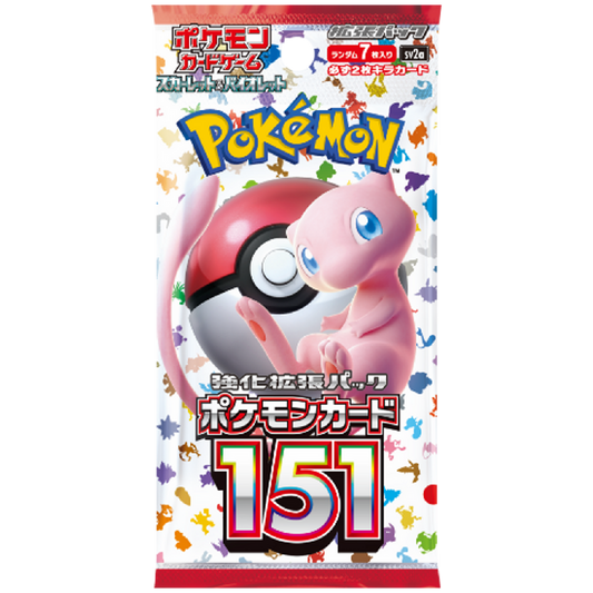 Japanese Pokemon 151 Booster Pack SV2a